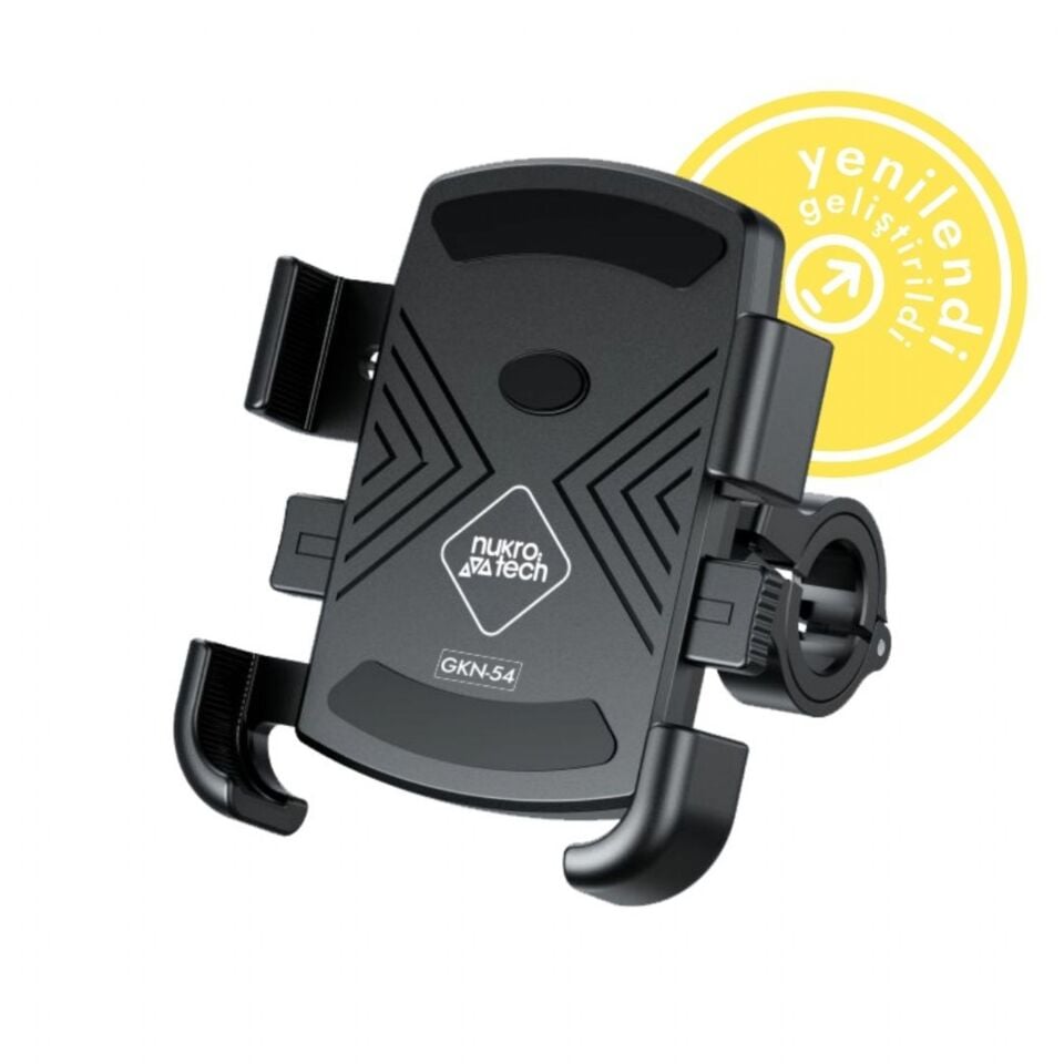 Nukrotech GKN53 Ayna Dibi Bağlantılı Motosiklet Telefon Tutucu